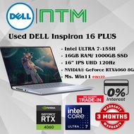 #IN177 USED DELL INSPIRON 16 PLUS Performance Laptop INTEL ULTRA 7-155H 16GB 1TB SSD NVIDIA RTX4060 