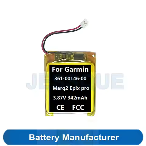342mAh 3.87V 361-00146-00 Battery For Garmin Marq2 MARQ 2 Epix pro Forerunner 955 Solar Watch