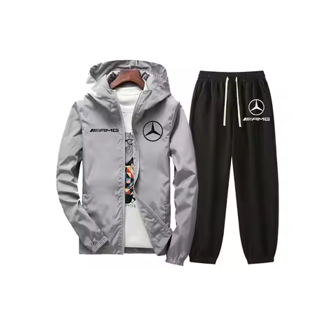 AMGMercedes Racing Team Suit Mercedes Suit Formula One Men's and Women's Jacket Sweat Pants