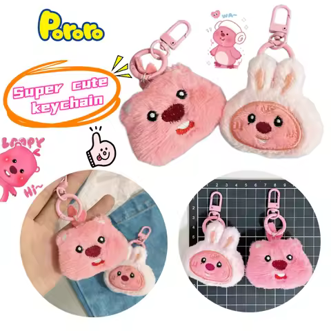 New Pororo Loopy Keychain Ins Creative Cute Award Small Gift High Beauty Value Small Fresh Student S