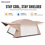Mount peak Outdoor camping tent [waterproof cloth] khemah unta Camel Tent khemah waterproof tarpauli