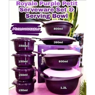 purple royale petit serveware set🔥Murah..murah🔥ORIGINAL TUPPERWARE💥