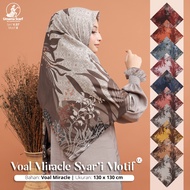 Hijab Jilbab Segi Empat Voal Miracle Syar`i Motif random Umama 130x130