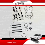 HONDA CIVIC Ambient Light 64 Colour By App Control Interior Upgrade