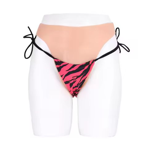 Silicone Fake Vagina Panty Pussy Tucking Gaff Panties