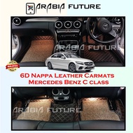 Mercedes-Benz C Class W205 W204 W203 W202 6D Carpet kereta Floormat Premium Carmats brabus AMG c class mercedes benz