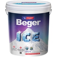 Beger ICE  ชนิดกึ่งเงา สีทาภายนอก และ สีทาภายใน เช็ดล้างได้ สีทาบ้านถังใหญ่ ทนร้อน ทนฝน ป้องกันเชื้อ