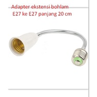 E27 to E27 bulb extension Adapter 20 cm long