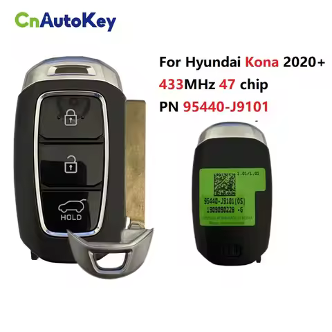 CN020160 Part Number 95440-J9101 For Hyundai Kona 2020+ Smart Key 3Buttons 433MHz Keyless Go
