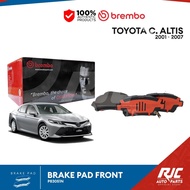BREMBO BRAKE PAD TOYOTA COROLLA ALTIS FRONT 2001-2007 P83051N 1set