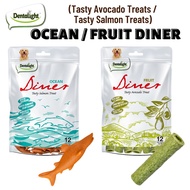 Dentalight Diner Dental Chew Tasty Fruit/Ocean Diner Treats For Dogs - 80g/108g