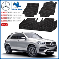 LittleBird พรมปูพื้นรถยนต์ Benz GL-Class GLA200 GLA250 GLC220 GLC250 GLE250 GLE500 GLE300 W156 W166 W167 W253 พรมรถยนต์