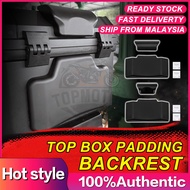 Universal Top Box backrest cushion Pad Heavy Duty 28L 35L 45L 55L 65L Top Box Motorbike Saddlebag Tr