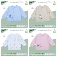 NEWBORN LONG SLEEVE SHIRT FOR BABY 0-9M DOKMA DA1876,DA1875