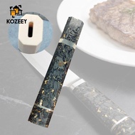 KOZEEY Kitchen Knives Handle Replacement Octagonal Carbon Fiber Grip DIY Knives Making for Chefs Kit