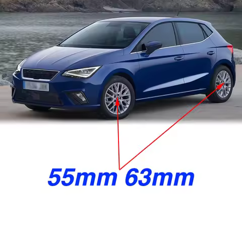 20pcs 55mm 63mm Wheel Center Cap Cover Tire Rim Hub Cover For Seat Leon R Leon ST Cupra Leon ST Cupr