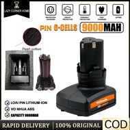 12V 9000 mAh Lithium Battery For Cordless Electric Drill Grass Cutter Electric screwdrivers