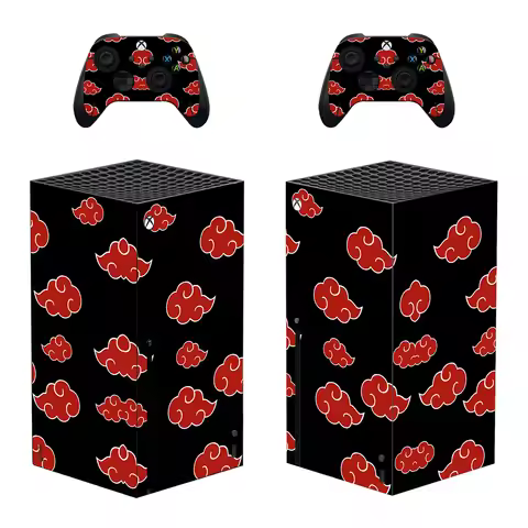 Anime Clound Skin Sticker Decal Cover for Xbox Series X Console and 2 Controllers XSX Skins Vinyl