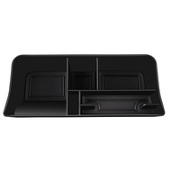 For Toyota BZ4X 2022+ Center Console Front Storage Tray Interior Tidying Accessories Organizer Black
