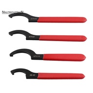 Coilover Wrench, Hook Wrenches Tools Set Shock Spanner Wrench Set C-Shape Spanner Adjustable Spanner