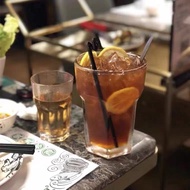 Style Restaurant Super Large Capacity Glass Cup 500ml Cup Drink Cup Fruit Tea Cup Mojito Cup