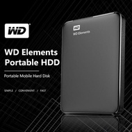 1TB External Hard Drive 500GB/ 320GB WD Elements New USB 3.0 Portable External HDD