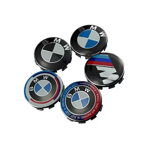 DFH BMW GROUP 4Pcs 56/68mm Car Wheel Center Hub Cap BMW E87 M Performance E36 E46 E60 E90 E91 E92 E9