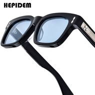 HEPIDEM Acetate Polarized Sunglasses for Men Famous Brand Designer Thick Big Size Square Sun Glasses