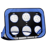 Portable Soccer Training Equipment 4 Goal Modes Foldable Football Training Goal Football Training Sh