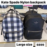 ✅香港現貨✅即買即寄 ‼️ 各只有一個‼️鬥手快!! 先入數先得 靚價 L size $899  KATE SPADE ♠️ NYLON Large  size  Chelsea BACKPACK b