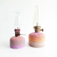 編織漸變日落色瓦斯罐保護套 (登山/露營) 壓縮氣罐 高山氣罐