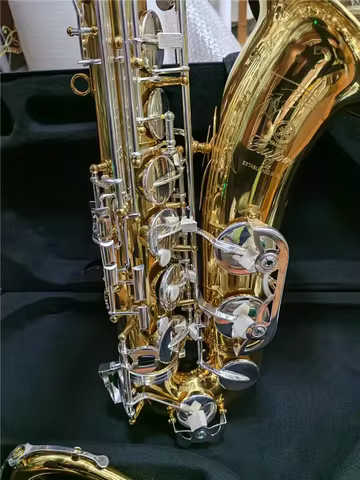 Hot Selling Bb Tenor Saxophone Gold Lacquer YTS-82Z Yellow Brass Musical instrument Professional wit