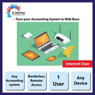 Internet User for Accounting Software AutoCount SQL UBS SAGE ERP 1 User