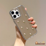 Spring Fresh Tulip Mirror Makeup 2-in-1 Case For Samsung Galaxy S26 S25 Edge S24 S23 S22 S21 S10 Plu