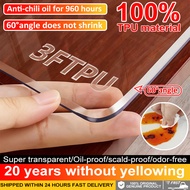 🍔Food Grade🍔TPU Table Mat 1.5mm/2.5mm alas meja pelapik meja alas meja plastik alas meja bulat TPU桌垫