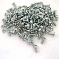 HEX SCREW & NUT 1/2''