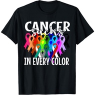 Cancer Sucks In Every Color Er The Cancer T-Shirt