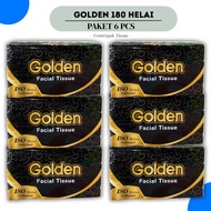 GOLDEN TISSUE 180 sheets, pack of 6 PCS TISSUE TISU