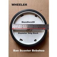 Bebehoo 6 Inch Children's Scooter Wheel Rubber Tire – Durable & Soft WHEELER