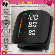 Florasis Rechargeable Wrist Style Digital Blood Pressure Monitor With Voice Prompt Big LCD Display O