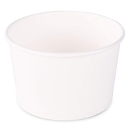 GSM Brands Paper Ice Cream Cups - 100-Count - 8 oz Disposable Dessert Bowls for Hot or Cold Food, 8-