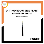 Panduit OPTI-CORE OUTSIDE PLANT ARMORED CABLE 250UM OM3 6 FIBER