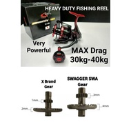 GTECH SWAGGER SWA SALTWATER MAX DRAG POWER 40KG SPINNING REEL WITH 1 YEAR WARRANTY &amp; FREE GIFT