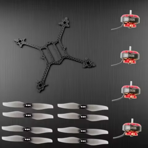 HappyModel Crux3 3inch Frame Kit with 4PCS EX1202.5 KV6400 / 8000KV / 11500KV Motor 4Pairs Gemfan 30