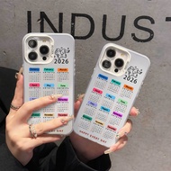 New Arrivals Case For Xiaomi Calendar 2026 Year Four-Color Hard ForXIAOMI Redmi104G 12/12C 13PRO5G 1