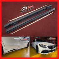 Mercedes Benz C-CLASS W205 C200 C250 C300 C43 C63 AMG Side Skirt OEM Tepi Skirting Diffuser