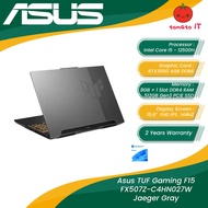ASUS TUF GAMING F15 FX507Z-C4HN027W (15.6 FHD 144HZ / I5-12500H / 8GB + 1S / 512GB+1S /RTX 3050 4GB 