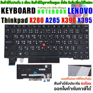 Keyboard lenovo คึย์บอร์ด เลอโนโว่ Lenovo ThinkPad X280 A285 X390 X395