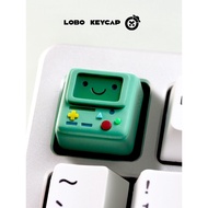 ✅ spacebar ✅ personality in stock metal keycap Adventure Time Peripheral BMO Transparent Mechanical 