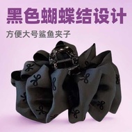 Cloud Hair Clip Bubble Bow Clip Black Bow Hair Clip Large Shark Clip